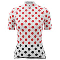 Women's Polka Dots Short Sleeve Cycling Jersey
