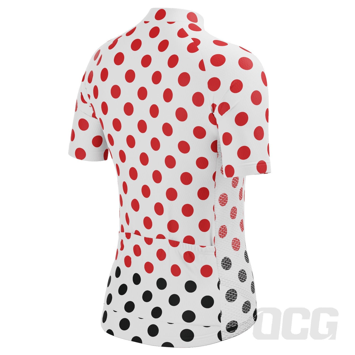 Women's Polka Dots Short Sleeve Cycling Jersey