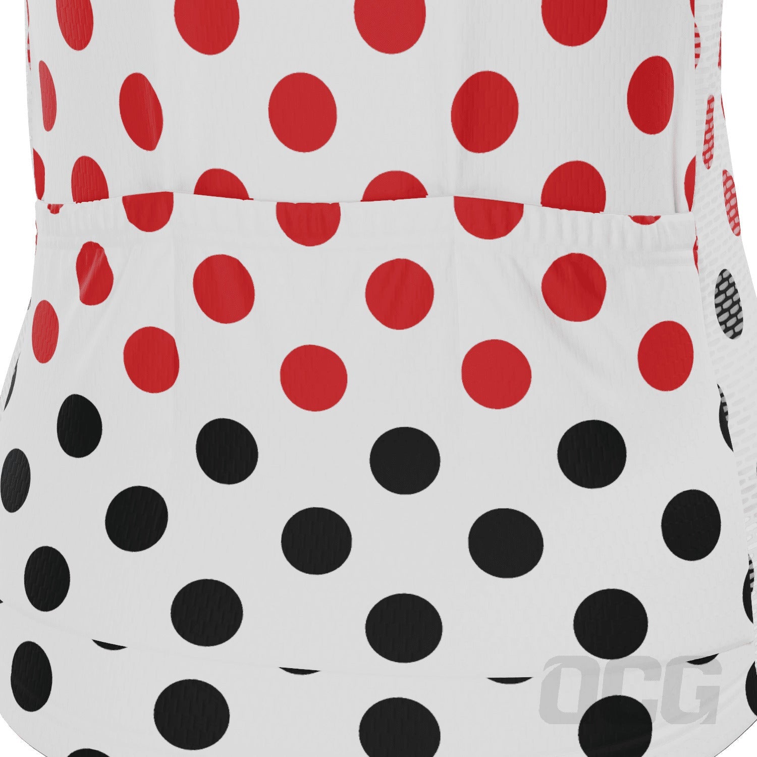 Women's Polka Dots Short Sleeve Cycling Jersey