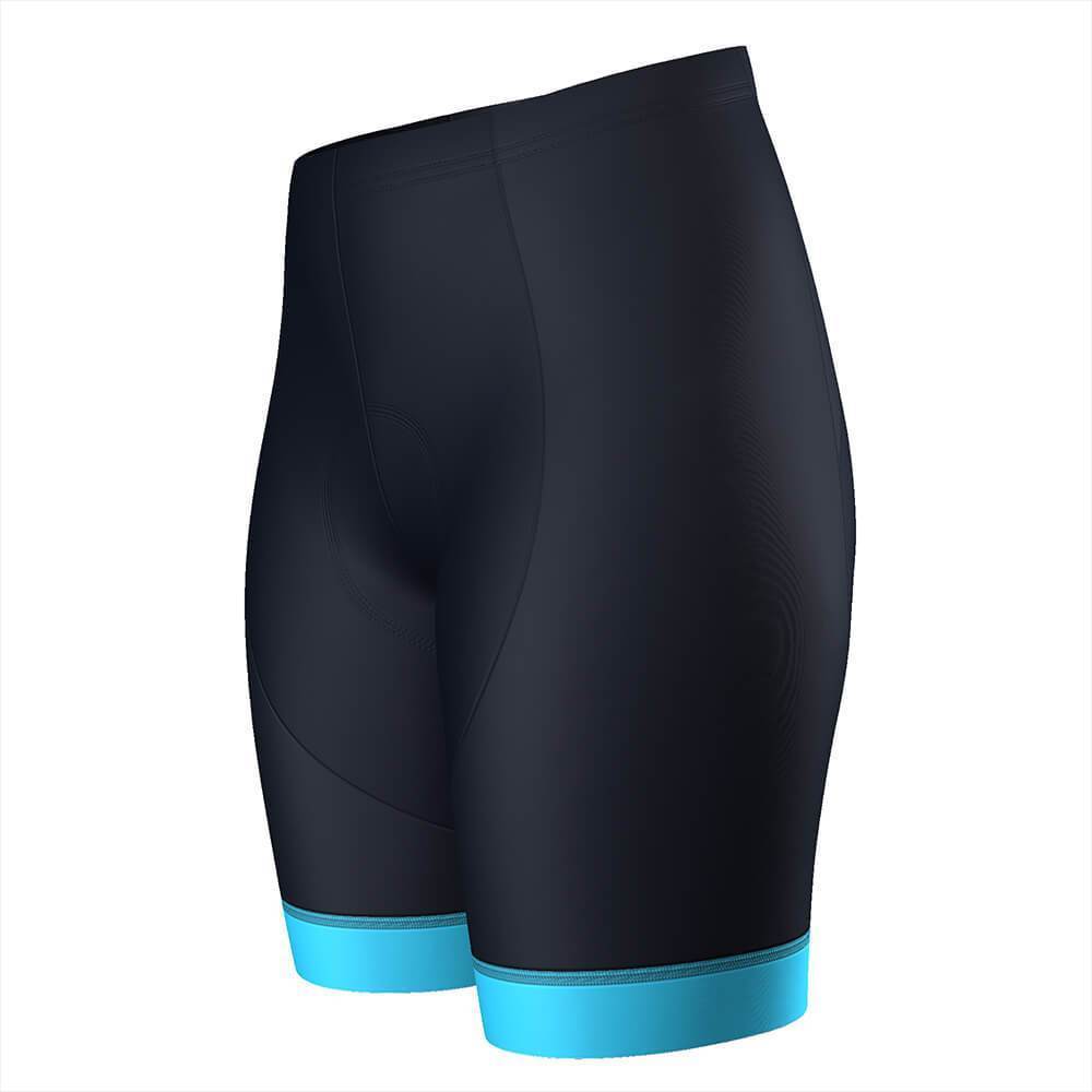 Women's Cosmos Blue Gel Padded Cycling Shorts