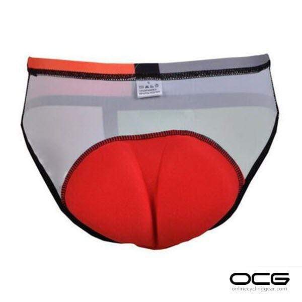 Women's Retro La Vie En Claire Gel Padded Cycling Underwear-Briefs