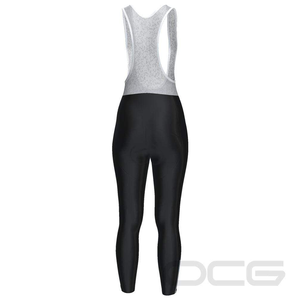 Women's Plain Color Gel Padded Cycling Bib-Tights