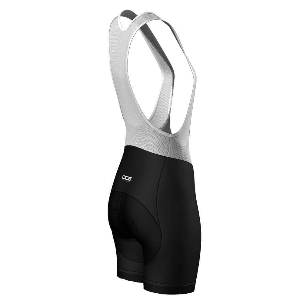 Women's Pro-Band Classic Plain Color Gel Padded Cycling Bib