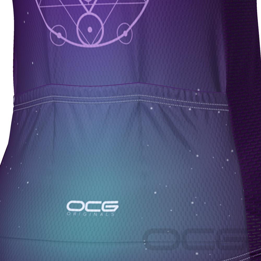 Women's Sacred Geometry Long Sleeve Cycling Jersey