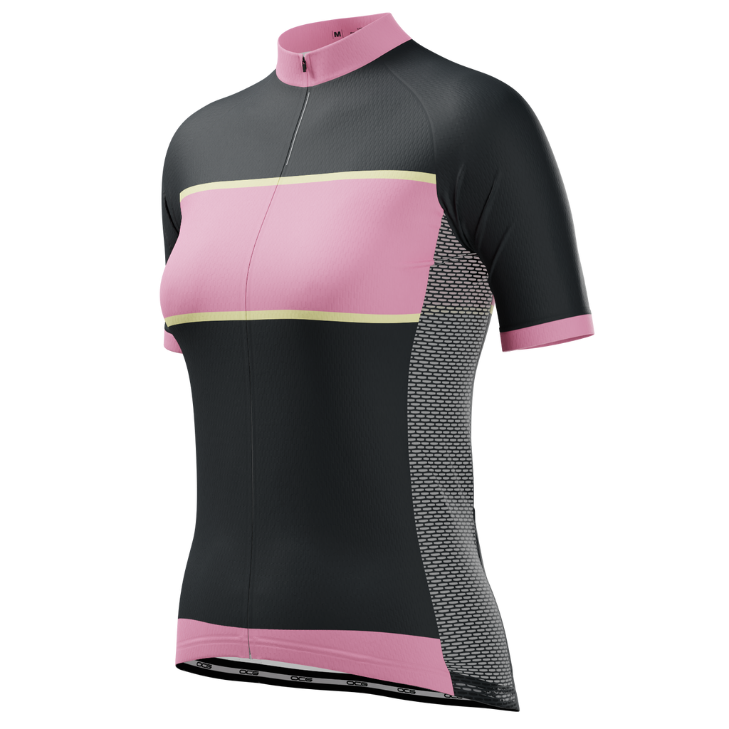 Women's Maxi Retro Stripe Short Sleeve Cycling Jersey